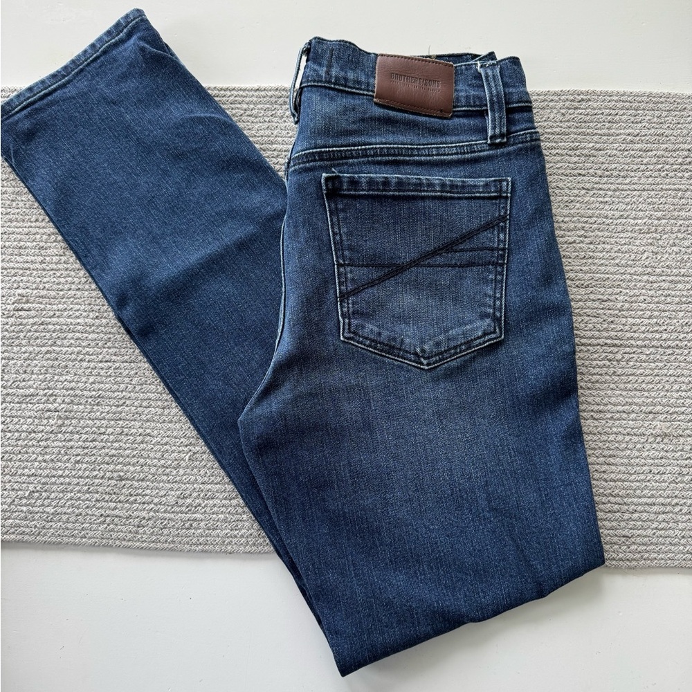 Brothers/Sons Dark Rinse Slim Straight Denim Jeans Size 30 x 32